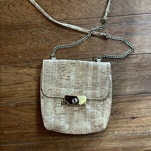 Pinky -Elegant Tan Crossbody Cork Bag